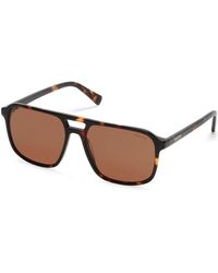 Kenneth Cole - Brown Injected Sunglasses - Lyst