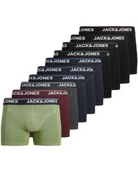 Jack & Jones - Jactimothy Solid Trunks 10 Pack Boxershorts - Lyst