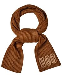 UGG - Chunky Crafted Rib Scarf Sjaals 102787 - Lyst