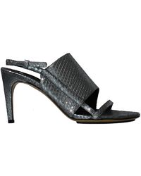 Calvin Klein - Karin Mirrored Pytho Shoes Leather - Lyst