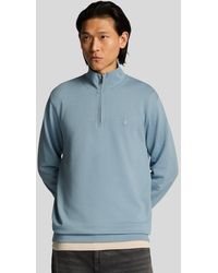 Lyle & Scott - Superfine Katoen 1/4 Zip Sweatshirt - Lyst