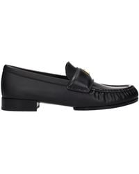Givenchy - Schwarze Leder Slipper - Lyst