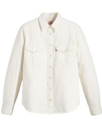 Levi's - Levi's Iconische Western Denim Blouse Met Lange Mouwen - Lyst