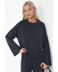 Busem - Relaxed Fit Crew Neck Long Sleeve Blouse - Lyst