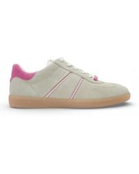 Tamaris - Leather Trainers Sneaker Shoes Textile - Lyst