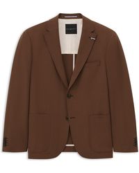 Bugatti - Herren Reverskraagjasje Met Stretch - Lyst