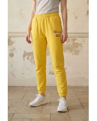 My Fashion - Mid-Waist Printed Cotton Lycra Joggers - Lyst