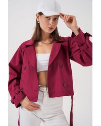 Bigdart - Short Belted Trench Coat - Lyst