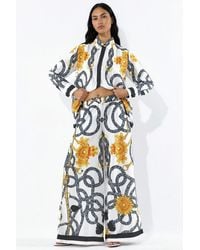 Msn-Collection - Cotton Viscose Two-Piece Coord - Lyst