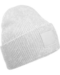 BEECHFIELD® - Diepe Muts Met Tonale Patch Voor Volwassenen (Wolk) - Lyst