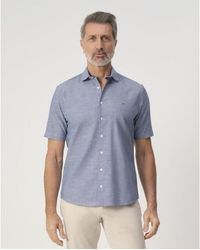 Campbell - Casual Overhemd Donker - Lyst