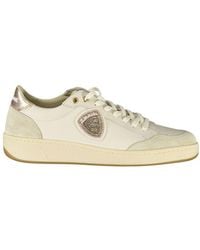 Blauer - Witte Leren Sneaker - Lyst