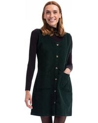 Trespass - Ladies Tarissa Corduroy Pinafore Dress (Dark) - Lyst