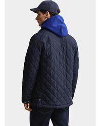GANT - Tussenjas Halflang Gewatteerd Jack 7006639/433 - Lyst