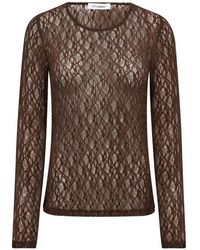 co'couture - Top Lange Mouw 500052 Barna - Lyst