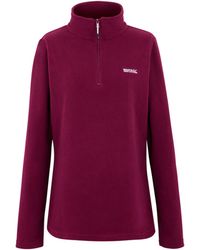 Regatta - Great Outdoors /Ladies Sweetheart 1/4 Zip Fleece Top (Dark Pimento) - Lyst