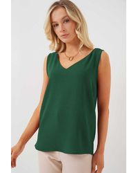Bigdart - V-Hals Pull-On Blouse - Lyst