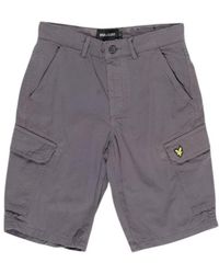 Lyle & Scott - Cargo Korte Broek Regular Fit - Lyst