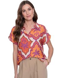 Geisha - Blouse Ecru - Lyst