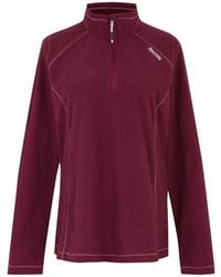 Regatta - Great Outdoors /Ladies Montes Half Zip Fleece Top (Dark Pimento) - Lyst