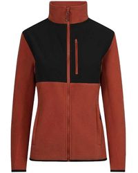 Trespass - Ladies Arcade At100 Contrast Fleece Jacket (Burnt Sienna) - Lyst