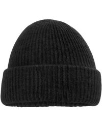 BEECHFIELD® - Gezellige Geribde Muts (Zwarte Mergel) - Lyst