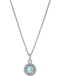 Orphelia - 'Bristol' 925 Sterling Pendant With Chain - Lyst