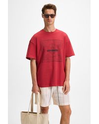 Grimelange - Oversized Printed Crew Neck T-Shirt - Lyst
