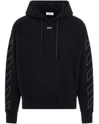 Off-White c/o Virgil Abloh - Off Stitch Diag Design Skate Fit Hoodie - Lyst