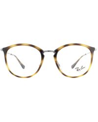 Ray-Ban - Brillenrahmen Rx7140 2012 Schildpatt Und Gunmetal Männer Frauen - Lyst