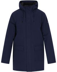 Dreimaster - Winter Parka Donker Marine - Lyst