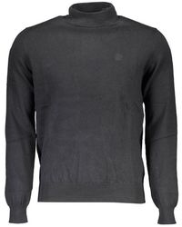 North Sails - Schwarzer Baumwollpullover Für Herren - Lyst