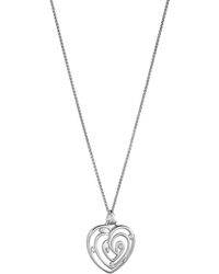 Orphelia - 'Euphoria' 925 Sterling Chain With Pendant - Lyst