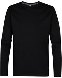 Petrol Industries - Logo T-Shirt Lange Mouwen Dolphinpark - Lyst