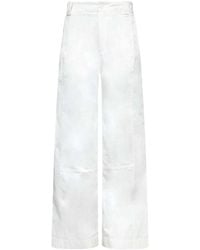 Lacoste - Damesbroek Van Van Katoenen Gabardine - Lyst