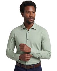 Olymp - Overhemd Level Five 24/7 Slim Fit Effen Katoen - Lyst