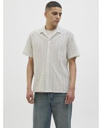 Jack & Jones - Jorsummer Luke Texture Resort Shirt - Lyst