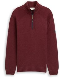Tom Tailor - Structure Knit Bordeaux - Lyst