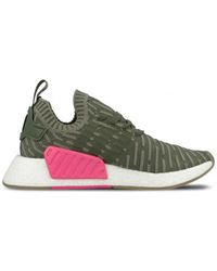 adidas - Nmd_R2 Primeknit Lace-Up Synthetic Running Trainers By9953 - Lyst