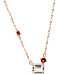 Orphelia - 'Fira' 925 Sterling Necklace - Lyst