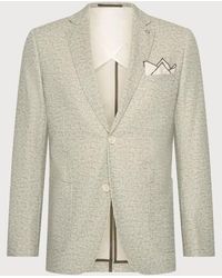BLUE INDUSTRY - Het Colbert Met Microdessin - Lyst