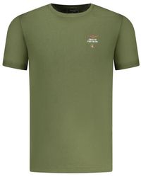 Aeronautica Militare - Groene Katoenen Onderhemd - Lyst