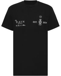 Philipp Plein - Embroidered Round Neck T-Shirt Plein Hotel - Lyst