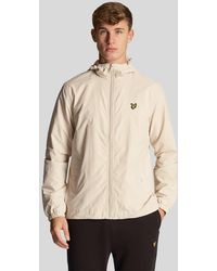 Lyle & Scott - Lyle Scott Lichtgewicht Cremekleurige Jas - Lyst