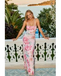 Hiccup - Floral Halter Neck Maxi Dress - Lyst