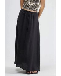 Busem - High Waist A-Line Maxi Skirt - Lyst
