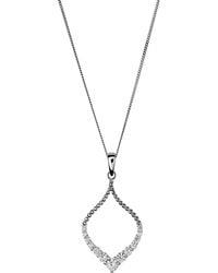 Orphelia - 'Grace' 925 Sterling Zilveren Set: Ketting-Pendule + Oorbellen - Lyst
