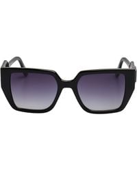KARL LAGERFELD - Rectangular Sunglasses Made Of Recycled Plastic Kl6098S N - Lyst