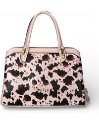 Laura Vita - Aramis-08 Rose Floral Print Adjustable Straps Shoulder Tote Handbag Textile - Lyst