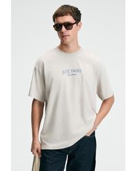 Grimelange - Oversized Crew Neck Printed T-Shirt - Lyst